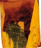 John Chiara, Greenwich at Jay, 2015, Unique dye destruction print