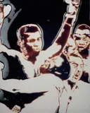 Muhammad Ali (Cassius) from Pictures of Chocolate by Vik Muniz, 2001, Dye destruction print, sold Oct 2019