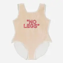 Pam Lins, No Legs bathing suit, 1993, embroidered fabric