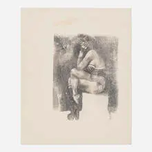Jean-Luc Verna, Encore Une Wonder Woman, 1994, transfer drawing with pencil and hand-additions on paper