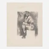 Jean-Luc Verna, Encore Une Wonder Woman, 1994, transfer drawing with pencil and hand-additions on paper