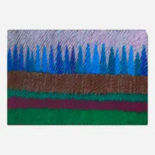 Richard Kemble, Woodland Sonata 89-148, oil pastel on paper