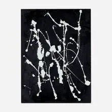Garth Weiser, Compressor Drawing, 2012, acrylic and copper powder on canvas paper