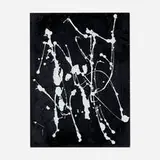 Garth Weiser, Compressor Drawing, 2012, acrylic and copper powder on canvas paper