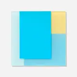 Marco Casentini, Ocean Blue (No. 174), 2000, alkyd on Plexiglas