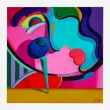 Jeffery Downs, Well-Balanced Diet, 1992, acrylic on canvas