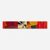 Rex Ray, Untitled #2734, 2007, resin and mixed media collage on panel