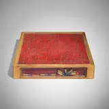 Kim Dingle, Coffee Table Paintings, oil, wood, oil on wood, bullet, seeds