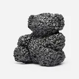 Dave Cole, Knit Lead Teddy Bear, 2011, hand-cut and knitted lead ribbon, lead wool stuffing