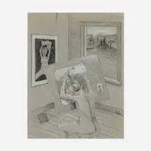 Michael Melle, Untitled, colored pencil on paper