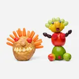 Olaf Breuning, Mr. Carrot Top; Fruit Woman (two works from the Eatmes series), 2007, polyvinyl chloride