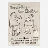 Olav Westphalen, Untitled (Our Bodies, Our Shelves), 2003, ink on paper