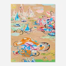 Jane Fine, Untitled, 2002, acrylic and ink on wood