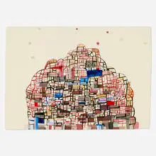 Nina Bovasso, Untitled, 1998, acrylic on paper