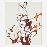 Lisa Stefanelli, Rose of Sharon / Rosacharn, 2000, gouache on vellum mounted to wood panel
