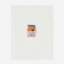 Paul Lee, Untitled, 2006, digital inkjet print construction on paper, glass marble