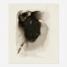 Paul Jenkins, Visage de Saint Paul, 1984, ink on paper