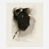 Paul Jenkins, Visage de Saint Paul, 1984, ink on paper