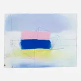 Paul Pagk, Composition, pastel and graphite on paper