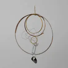 Katja Strunz, Umwandlung ähnlicher elemente, c. 2004, metal assemblage