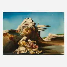 William Gropper, Spanish Civil War, watercolor on paper