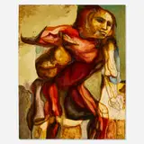 Arnold Belkin, Lo esencial, 1965, oil on linen