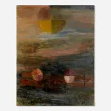 Rande Barke, Insentient, 1985, oil on linen