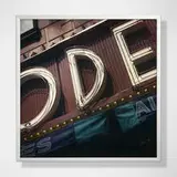 Robert Cottingham, ODE (lightbox), 2009, Fuji-trans transparency in prefabricated light box