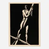 Rockwell Kent, The Lookout, 1930, woodcut