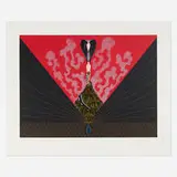 Erté, The Triumph of the Courtesan, 1987, embossed screenprint in colors