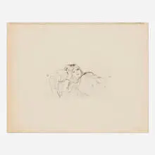 Berthe Morisot, Young Woman Reclining, etching