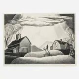 Dale Nichols, Partners, 1950, lithograph