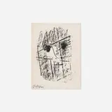 Pablo Picasso, Le visage (from the Pour Daniel-Henry Kahnweiler portfolio), 1964, lithograph