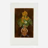 Georges Braque, Les marguerites, c. 1950, etching and aquatint in colors on BFK Rives
