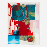 Robert Rauschenberg, Quarry Local One, 1968, offset lithograph in colors