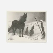 Grant Wood, February, 1941, lithograph