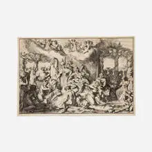 Romeyn de Hooghe, Allegory of the Four Parts of the Earth, engraving