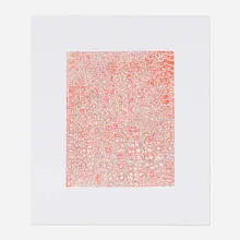 James Siena, Reseda I, 2024, lithograph in colors on Magnani Pescia