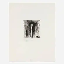 Jim Dine, Awl (from the Ten Winter Tools portfolio), 1973, lithograph