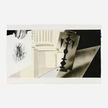 James Rosenquist, Chambers, 1980, lithograph in colors on handmade Twinrocker