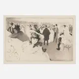 Edgar Chahine, Le Promenoir, 1903, etching, aquatint and drypoint