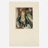 by Jacques Villon Pierre-Auguste Renoir, La Loge, 1928, aquatint in colors on Arches