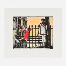 Will Barnet, Gramercy Park, 2012, lithograph in colors