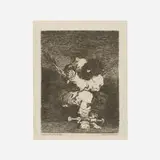 Francisco Goya, Tan bárbara la Seguridad como el Delito, c. 1820, etching on laid paper