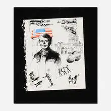 Jamie Wyeth, Jimmy Carter Inaugural (from the Inaugural Impressions portfolio), 1977, screenprint in colors
