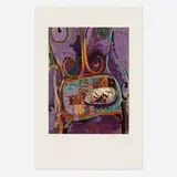 Georges Braque, La chaise, 1962, lithograph in colors
