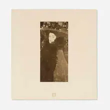 Lady in a Feathered Hat (from the Eine Nachlese portfolio) by Gustav Klimt, 1931, heliogravure, sold Jul 2026