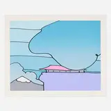 Peter Max, Early Morning Light I, 1977, screenprint in colors