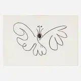 Pablo Picasso, Untitled XXI (from Picasso de 1916 à 1961 portfolio), 1962, lithograph