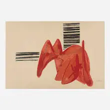 Alexander Calder, La grande vitesse, lithograph in colors